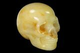 1.5" Polished Yellow Aventurine Crystal Skulls  - Photo 3